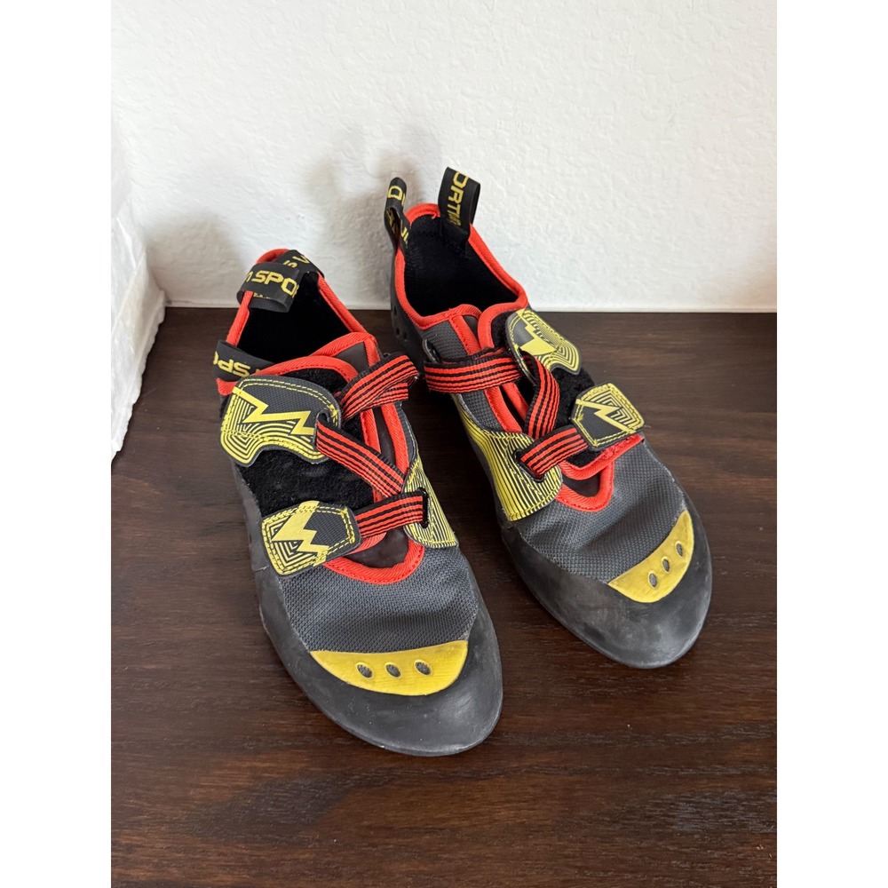 La Sportiva OxyGym Climbing Shoes Carbon Flame EUR 45 US Men 11.5